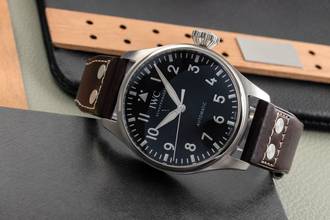 Thumbnail von IWC Große Fliegeruhr Big Pilot's Watch 43 Automatik Stahl Herrenuhr Ref IW329301 B&P