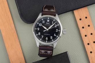 Thumbnail von IWC Große Fliegeruhr Big Pilot's Watch 43 Automatik Stahl Herrenuhr Ref IW329301 B&P