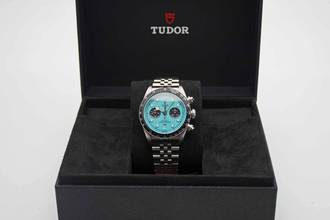 Thumbnail von Tudor Black Bay Chrono Flamingo Blue 2025 M79360N LC100 Fullset