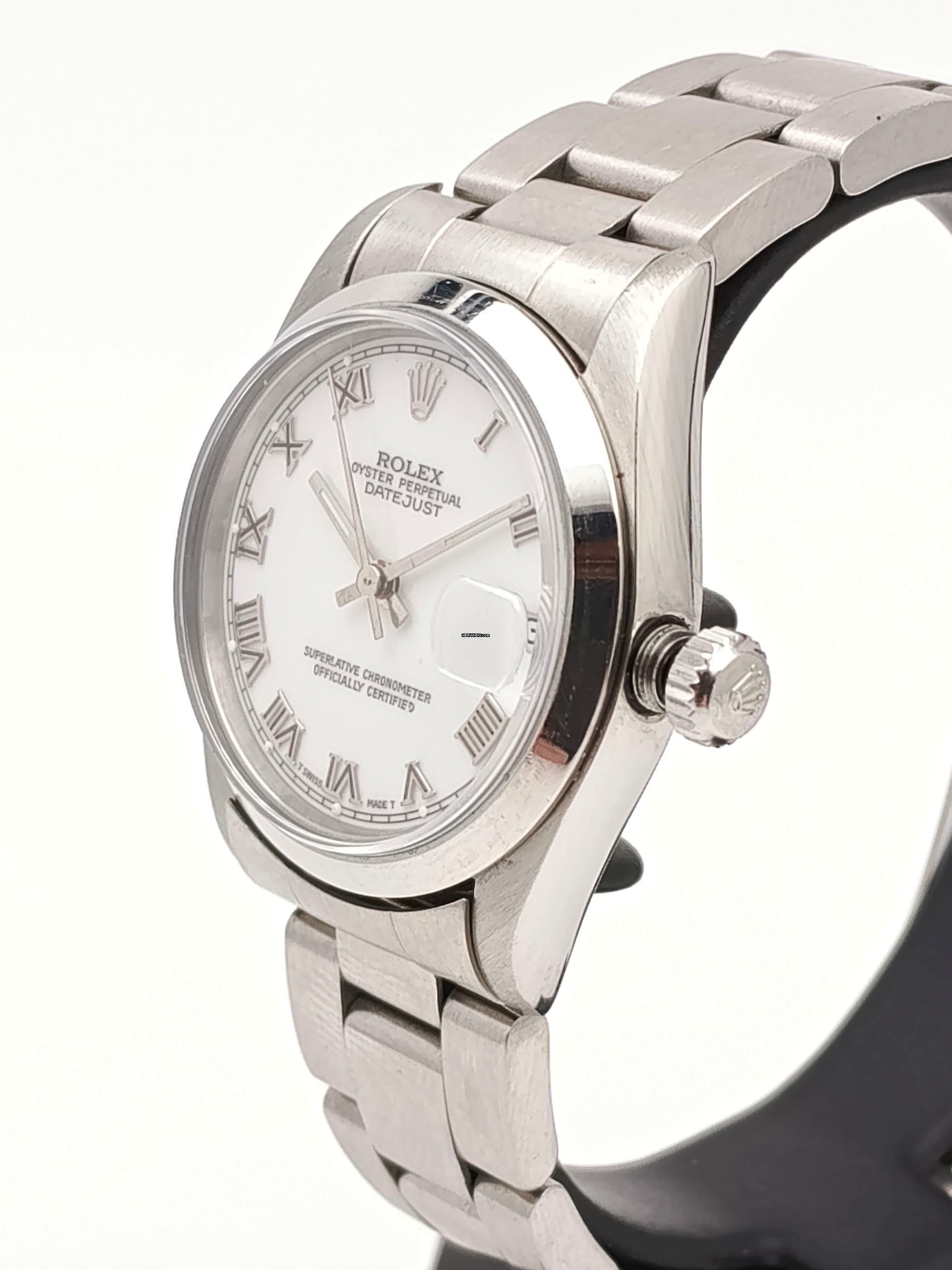 Thumbnail von Rolex Datejust 31 White dial serviced