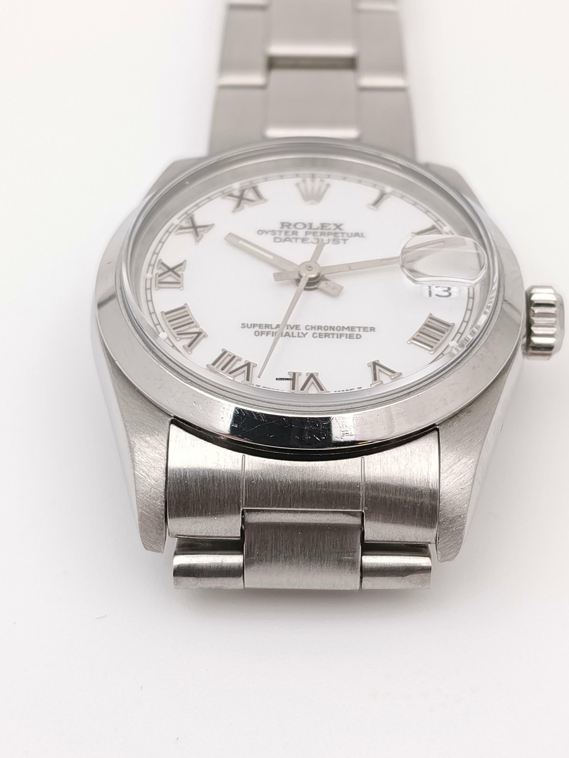 Thumbnail von Rolex Datejust 31 White dial serviced