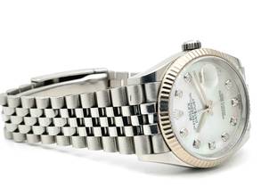 Thumbnail von Rolex Datejust 36 Original Perlmutt Diamond dial Full Set Austria