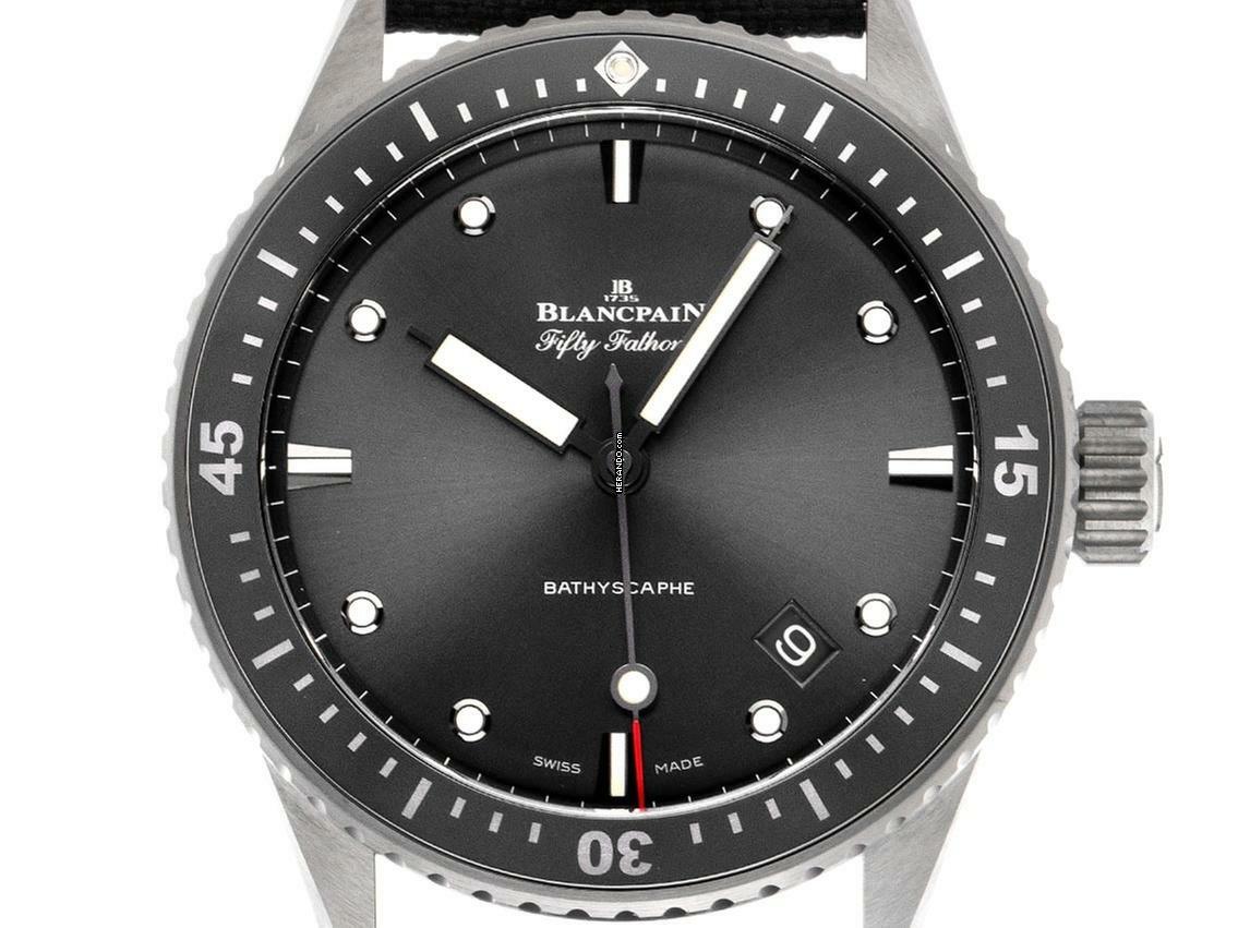  Blancpain Fifty Fathoms Bathyscaphe Ref.5000.1110.B52A 2024 Full Set Ungetragen 