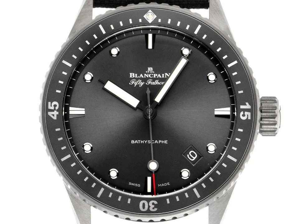  Blancpain Fifty Fathoms Bathyscaphe Ref.5000.1110.B52A 2024 Full Set Ungetragen 
