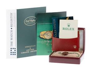Thumbnail von Rolex Oyster Perpetual Lady Date Ref.6916 1978 Box&Beschreibung sehr gut Vintage