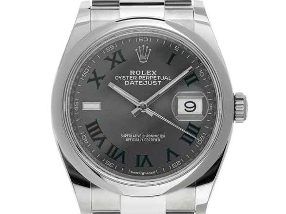  Rolex Datejust 36 Wimbeldon Ref.126200 2022 Full Set wie Neu 