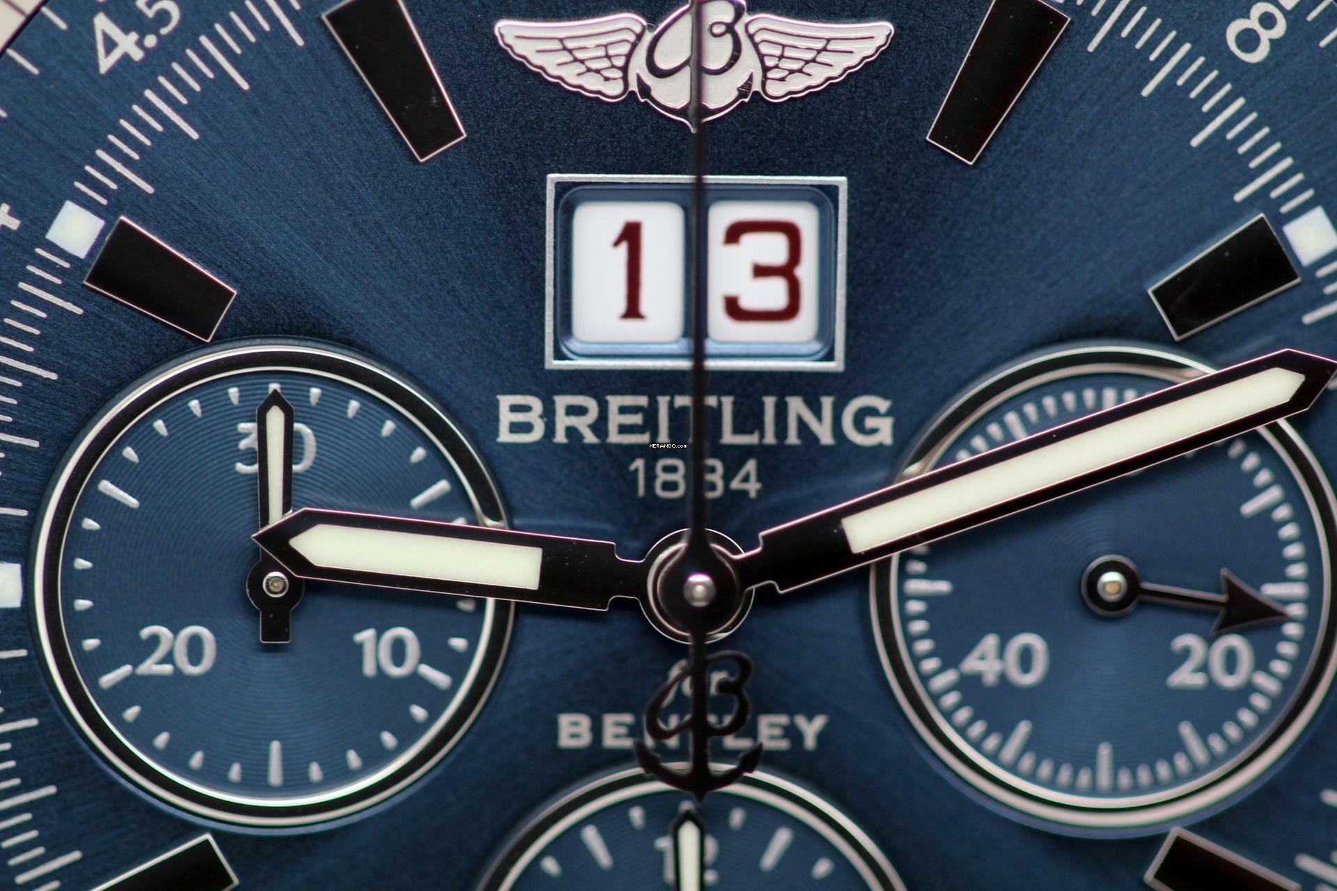 Thumbnail von Breitling Bentley 6.75 Blue Dial Full-Set