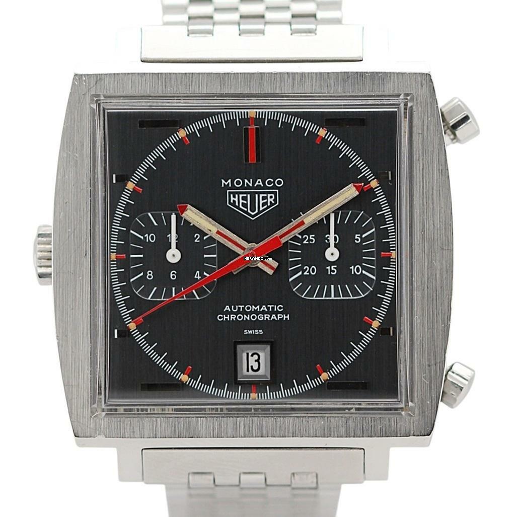  Heuer Monaco Ref.1133G - Early Execution Original from late 1960s beautiful unpolished condition 