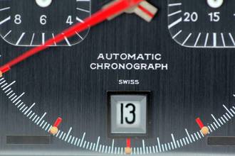 Thumbnail von Heuer Monaco Ref.1133G - Early Execution Original from late 1960s beautiful unpolished condition