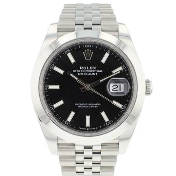 Rolex Datejust 41 Jubilee Black Dial 