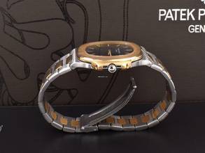 Thumbnail von Patek Philippe Nautilus 3700 Steel/gold Blue Dial Original Box / Warranty 1982 Very Rare