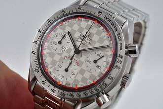 Thumbnail von Omega Speedmaster Racing Michael Schumacher 3517.30 Limited Edition Racing Silver Dial