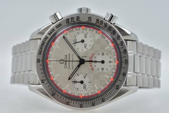  Omega Speedmaster Racing Michael Schumacher 3517.30 Limited Edition Racing Silver Dial 