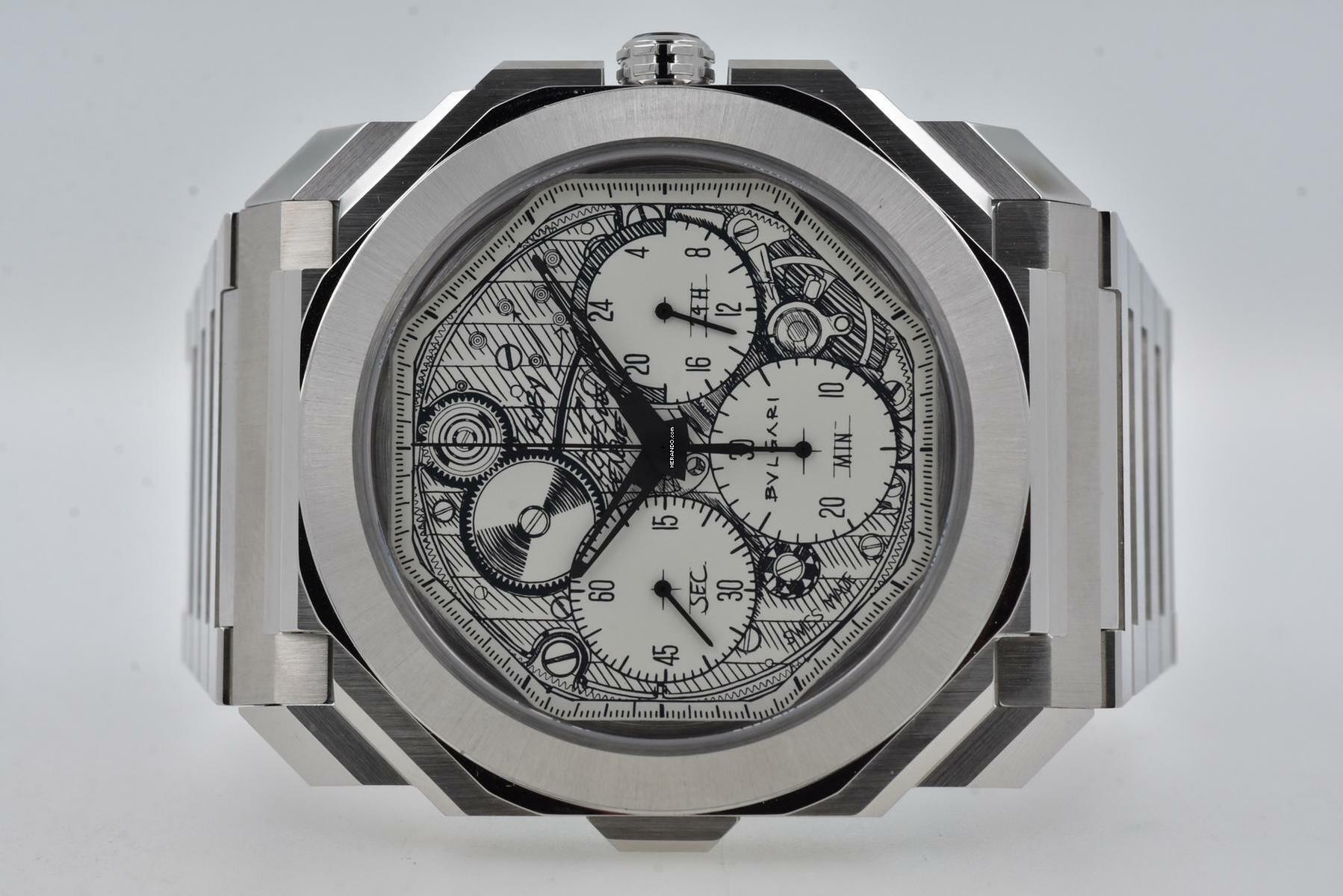  Bulgari Octo Finissimo Chronograph Sketch Limited Edition 146pcs 104192 