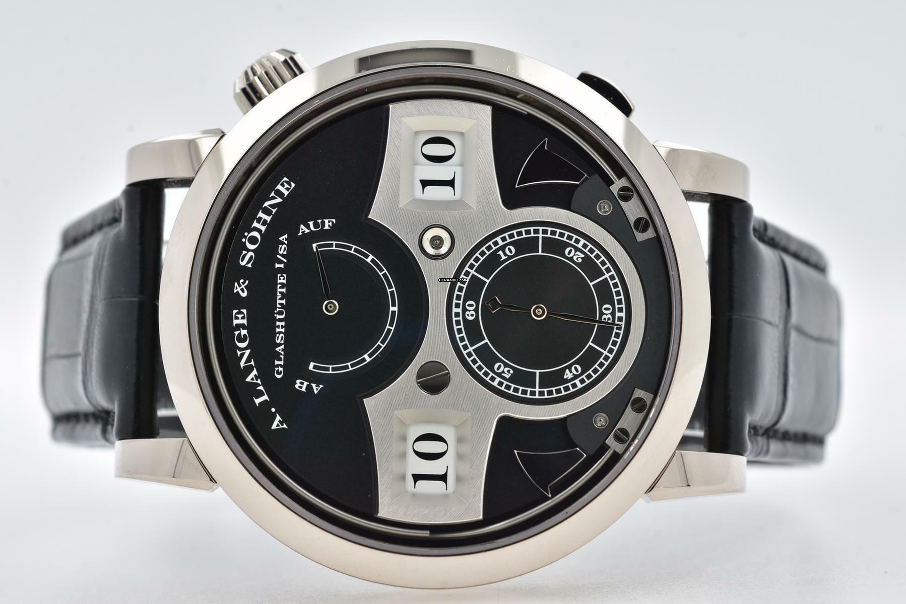 A. Lange & Söhne Zeitwerk Striking Time Manual Wind 18k White Gold 145.029