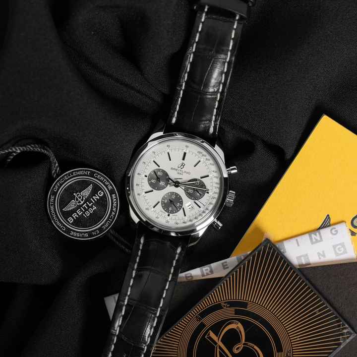  Breitling Transocean Chronograph Open Caseback 
