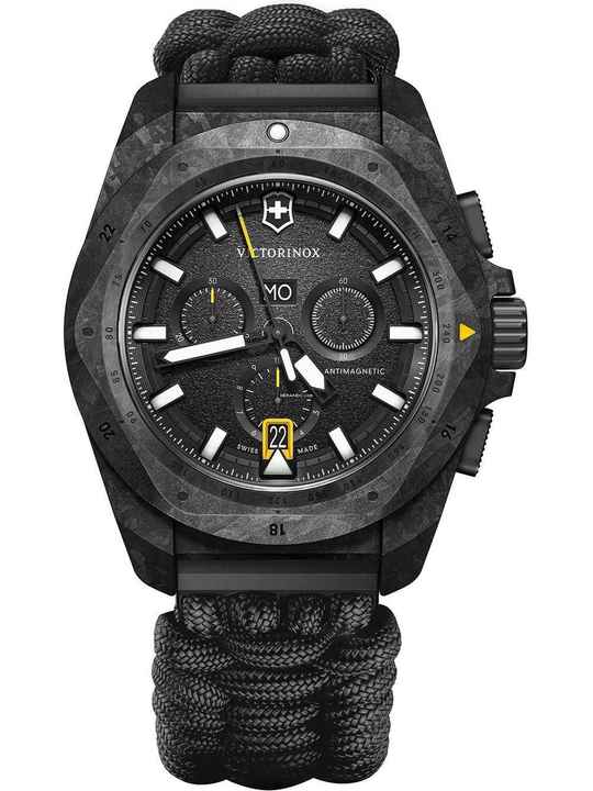  Victorinox Swiss Army 241989.1 Herrenuhr I.N.O.X Carbon Chronograph 43mm 20ATM 