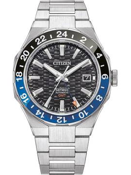  Citizen NB6031-56E Series 8 Automatik GMT Herrenuhr 41mm 10ATM 