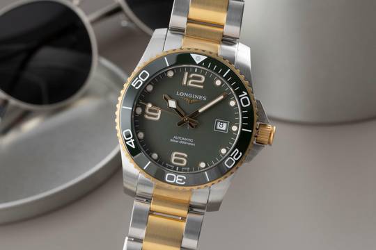  Longines HydroConquest Stahl / Keramiklünette Ref. L3.781.3.06.7 B&P 2023 