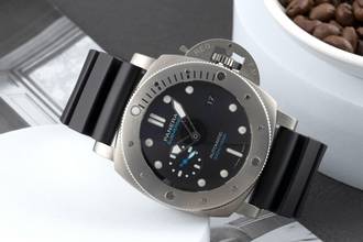 Thumbnail von Panerai Submersible Titanio 47mm Automatik Herrenuhr Ref. PAM01305 B&P 2019