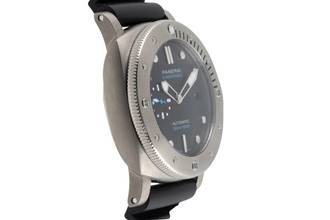 Thumbnail von Panerai Submersible Titanio 47mm Automatik Herrenuhr Ref. PAM01305 B&P 2019
