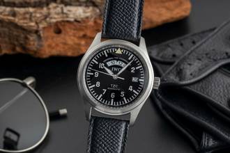 Thumbnail von IWC Fliegeruhr Spitfire UTC Pilot UTC TZC Edelstahl Automatik Black Dial Herrenuhr Ref. IW325102