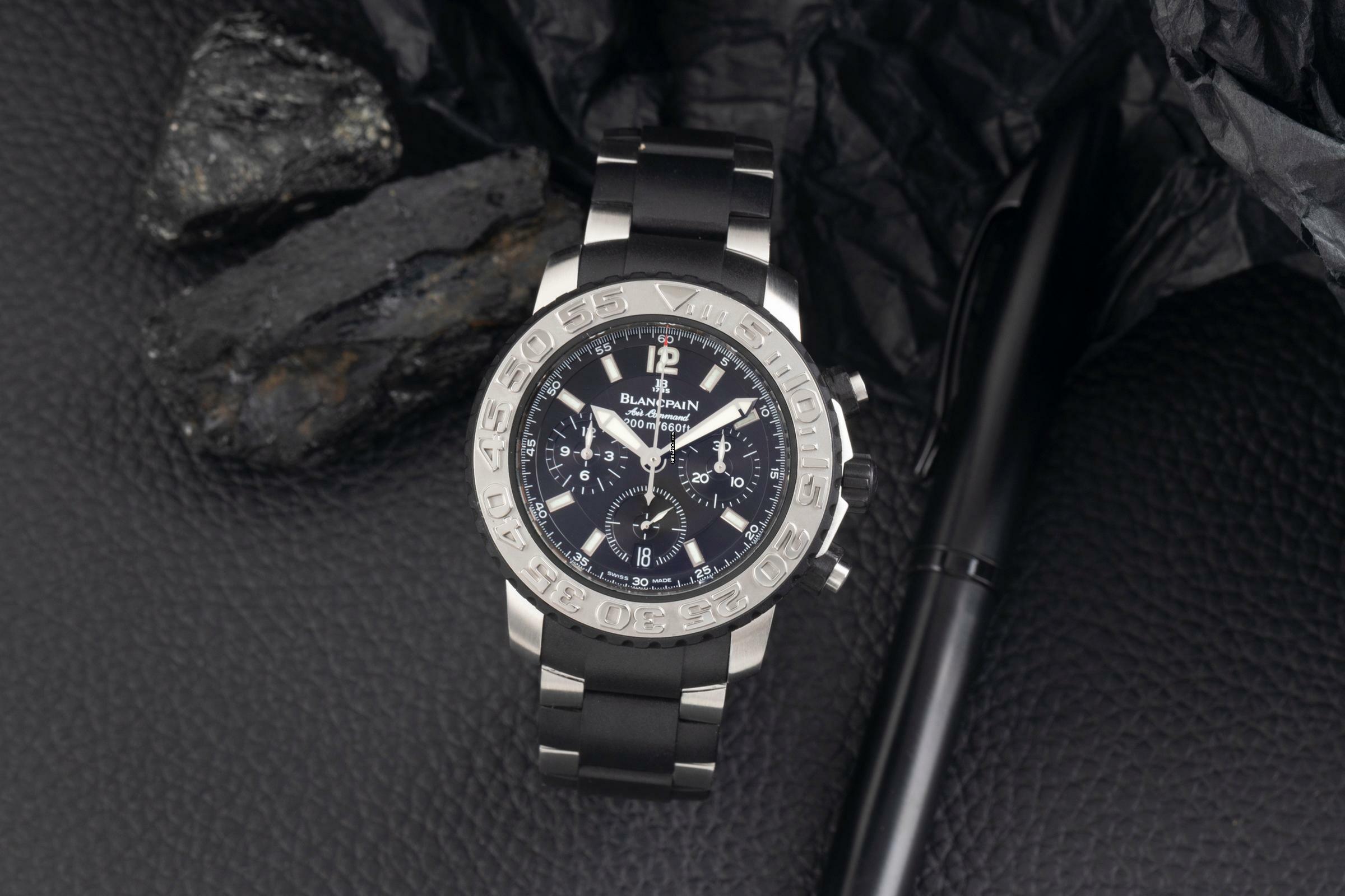  Blancpain Air Command Fly Back Chronograph Automatik Herrenuhr Ref. 2285 F  