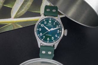 Thumbnail von IWC Große Fliegeruhr Big Pilot British Racing Green Stahl Automatik Herren Ref. IW329306 B&P 2022