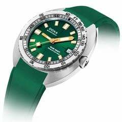 Doxa Sub 200T Sea Emerald Sunray Green Sub 39 * 41,5 Kautschukbd. Full Set Ref. 804.10.131S.26