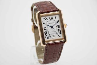 Thumbnail von Cartier Tank Solo XL 5200026 Roségold mit Box & Papieren