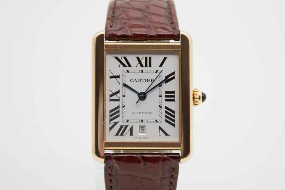  Cartier Tank Solo XL 5200026 Roségold mit Box & Papieren 