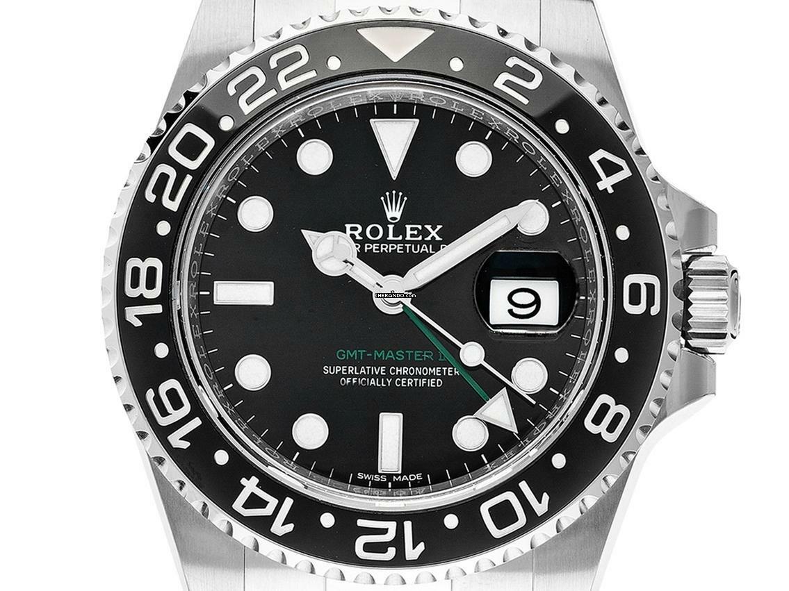  Rolex GMT-Master II Ref.116710LN 2008 Full Set wie Neu Vintage  