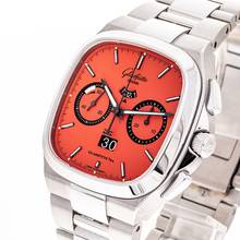 Thumbnail von Glashütte Original Seventies Chronograph Panoramadatum Date Watermelon 40 – 1-37-02-17-02-70 – NEW & Unworn – 2025 Full Limited Edition