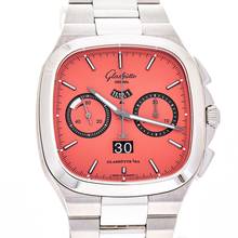 Thumbnail von Glashütte Original Seventies Chronograph Panoramadatum Date Watermelon 40 – 1-37-02-17-02-70 – NEW & Unworn – 2025 Full Limited Edition