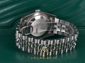 Thumbnail von Rolex Datejust Turquoise Dial With After Diamonds Bezel - Full Set 36mm