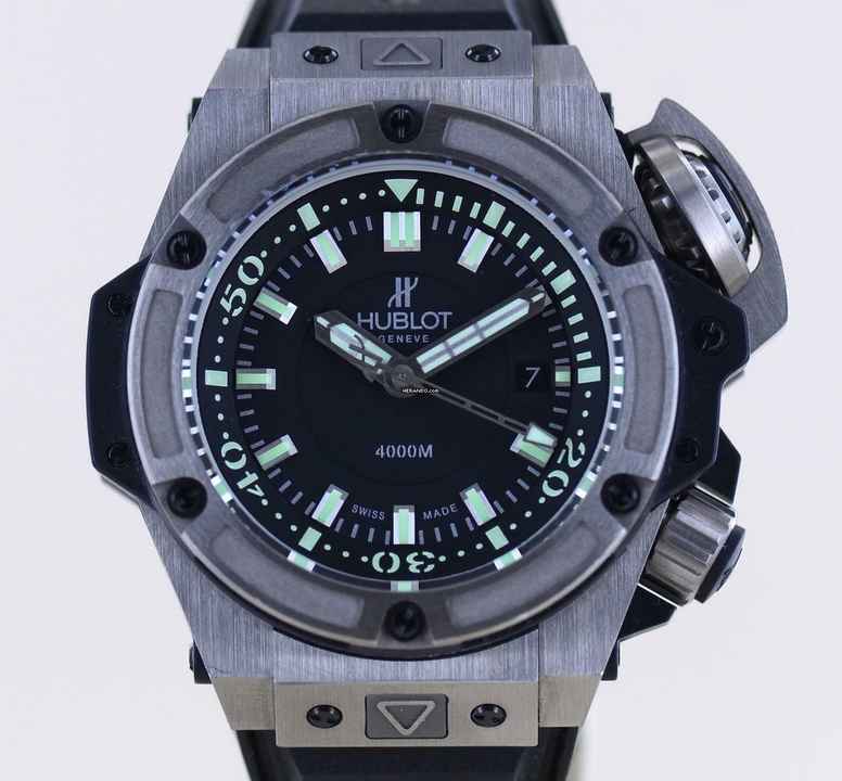  Hublot King Power Oceanographic 4000 Monaco Limited Edition Diver 48mm B+P  