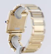 Thumbnail von Cartier Tank Française Automatic Date 18K Gold Klassiker Dresswatch Luxusuhr Top