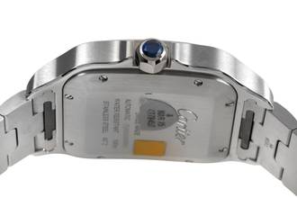 Thumbnail von Cartier Santos Stahl Green Dial Automatik Herren Ref WSSA0062 Box & Papiere 2023