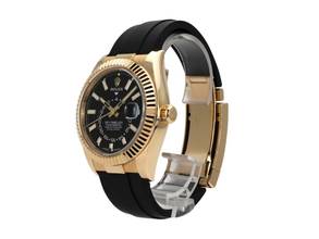 Thumbnail von Rolex Sky-Dweller Gelbgold / Oysterflex Ref. 336238 Schwarz