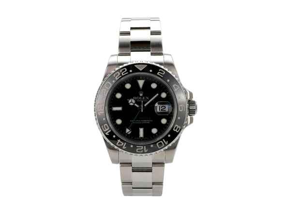  Rolex GMT-Master II Edelstahl Ref. 116710LN 