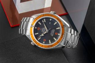 Thumbnail von Omega Seamaster Planet Ocean 600M Stahl Automatik Ref. 2208.50.00 Papiere 2007