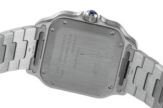 Thumbnail von Cartier Santos Edelstahl Automatik Herrenuhr Medium WSSA0010 4075