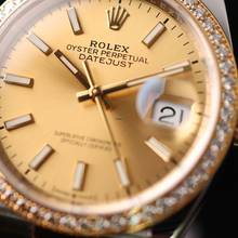 Thumbnail von Rolex Datejust 36 Steel Gold Jubilee Champagne Factory Diamond Bezel