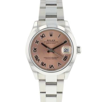  Rolex Datejust 31 31MM Oyster Pink Roman Dial 
