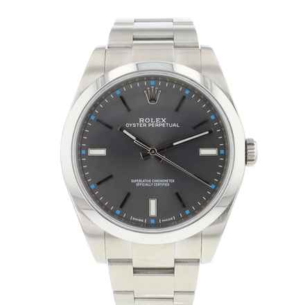  Rolex Oyster Perpetual 39 Rhodium 