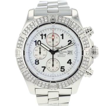 Breitling Super Avenger 48MM Chrono Diamonds 