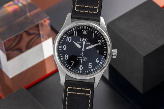  IWC Fliegeruhr Mark XVIII Edelstahl Automatik Herrenuhr Ref. IW327001 B&P 2017  