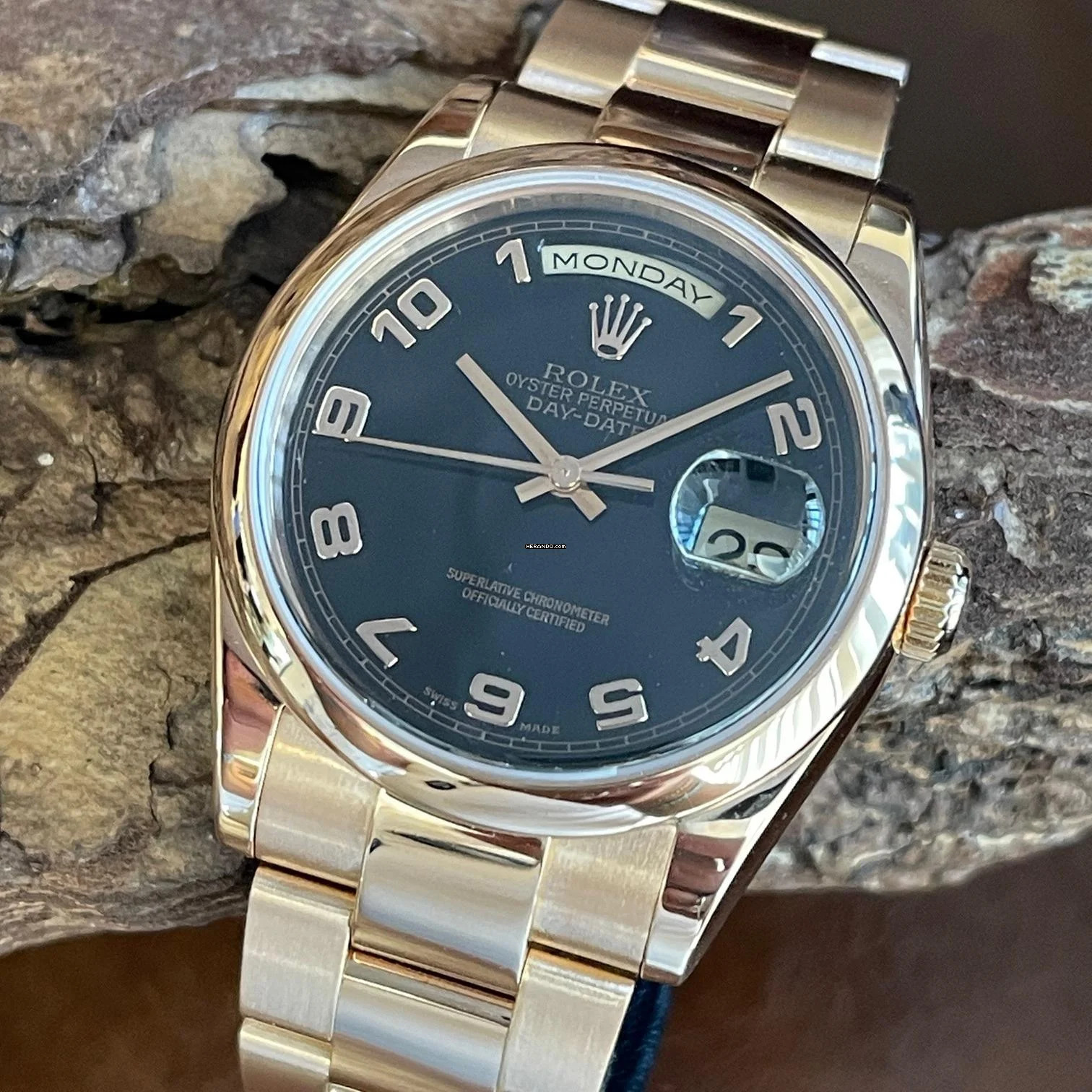 Rolex Day-Date 36 Day-Date Rosé - FULLSET - Ref. 118205