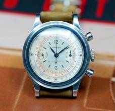 Thumbnail von Longines SUPER RARE 13ZN TRE-TACCHE CHRONOGRAPH WITH SANDWICH DIAL 4974