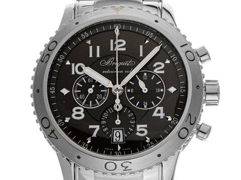  Breguet Type XX - XXI - XXII Chronograph Ref.3810 ST 92 SZ9 2006 Full Set wie Neu Vintage 